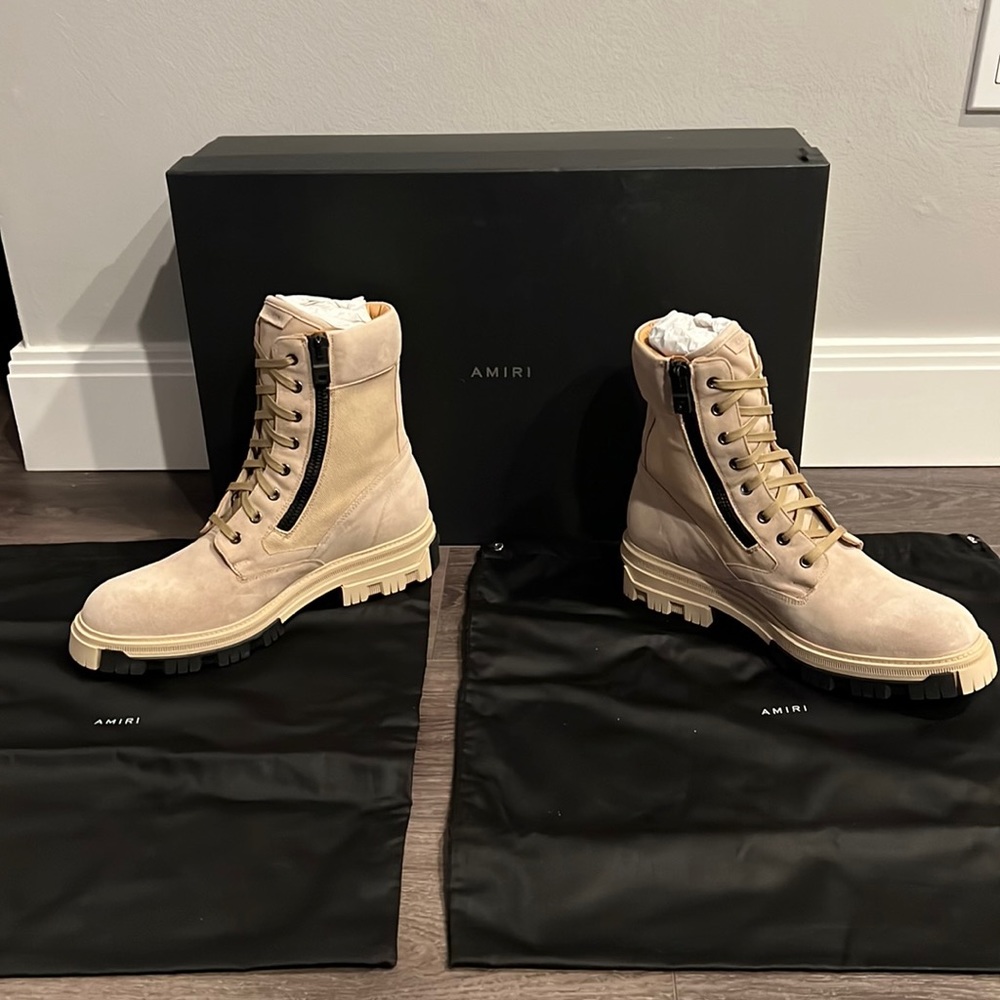 Amiri combat boots